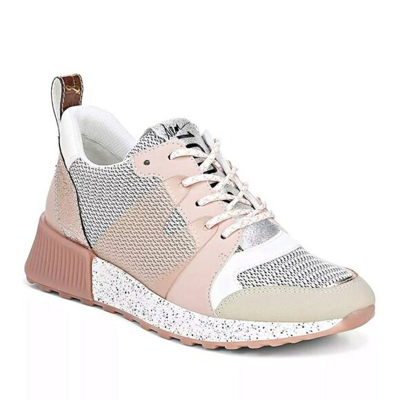 Sam Edelman Shoes - Sam Edelman Women's Darsie Leather & Mesh Lace Up Sneakers Size 7.5 (MSRP $130)